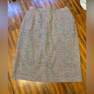 Brownstone Studio New York silk cotton blend long skirt pockets size 18